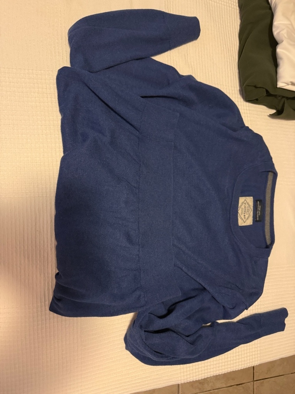 St. John's Bay Men's Royal Blue Crewneck Sweater